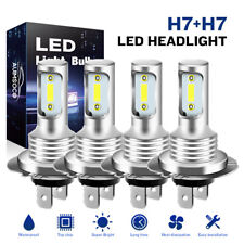 For Hyundai Tiburon 2003-2006 - 4x 6000k White Led Headlight High Low Beam Bulbs