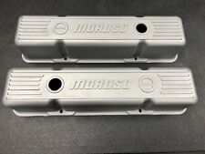 Moroso Small Block Chevy Tall Finned Aluminum Valve Covers Gasser Muscle Car