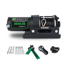3000lb Atvutv Winchelectric Winch 12vwinch With Synthetic Ropewinch With ...