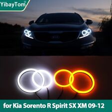 Turn Signal Light Led Angel Eyes Rings For Kia Sorento R Spirit Sx Xm 2009-2012