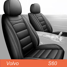 For Volvo S60 2001-2019 Leather 5-seat Front Rear Car Seat Cover Cushion Pad