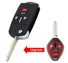Upgrade Remote Car Key Fob Shell Cover 4b For Mitsubishi Eclipse Galant 06-2012