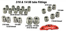 316 14 Tube Inverted Flare Stainless Steel Brake Line Fitting Kit 22 Pcs