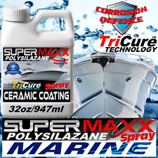 Boat Wax Marine Polish Ceramic Coating Spray Tricure -salt Uv Stain Protection