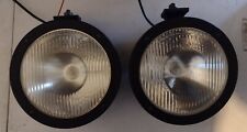 Pair Kc Hilites Daylighter 8 Inch Round Off-road Driving Lights Black