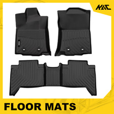 Floor Mats Liners Protection For 2018-2023 Toyota Tacoma Crew Cab All Weather