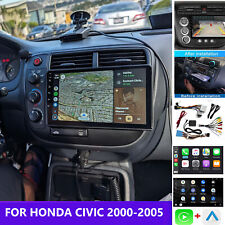 For Honda Civic 2000-2005 9 Android 13 Carplay Car Stereo Radio Gps Nav Wifi Bt