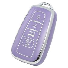 Offcurve Car Keyless Remote Key Fob Cover Shell Case For Toyota 4 Button Purple