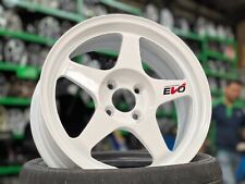 New 16 Inch Aow Evo Regamaster White Wheel 4x100 Fits Honda Toyota Kia 4 Pcs