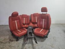 2010-2012 Mustang Coupe Redcashmere Frontrear Seats Wconsole Power