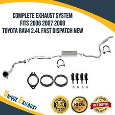 Complete Exhaust System Fits 2006 2007 2008 Toyota Rav4 2.4l Fast Dispatch New