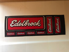 Edelbrock 7pc Decal Sticker Sheet Toolbox Offroad Street