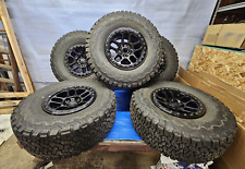 21 22 23 Jeep Wrangler Gladiator Rims Tire Beadlock Black 5 Piece Oem 35