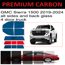 Premium Carbon Window Tint Fits Gmc Sierra 1500 Truck 2019-2024 Precut Tint