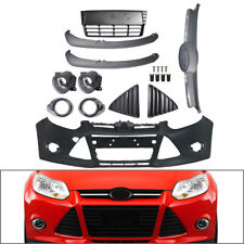 For Ford Focus 2012-2014 Front Bumper Cover Front Grille Fog Lights Assembly