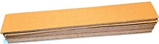50pc 36 Grit 2-1 Psa Sticky Or Clip On Sandpaper Straight Line Body File Sander