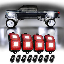 4pods Led White Rock Light W 8 Magnet Offroad Truck Car Underglow Opt7 Photon