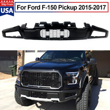 Front Bumper Fit For 2015 2016 2017 Ford F150 F-150 Steel Black Raptor Style