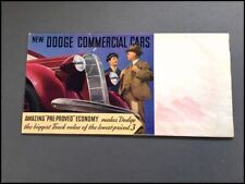 1936 Dodge Commercial Car Panel Truck Vintage Original Sales Brochure Catalog