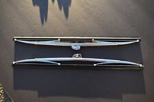 55 56 57 1955 1956 1957 Chevy Chevrolet New Pair Polished Wiper Blades