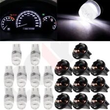 10x White T10 194 Led Bulb For Instrument Panel Cluster Lights With Twist Socket
