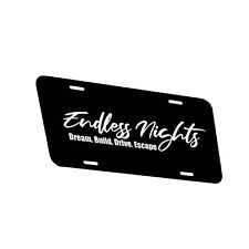 Endless Nights Front License Plate Frame Car Truck Suv Jdm