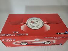 1958 Red Chevrolet Corvette Diecast Car 112 Scale