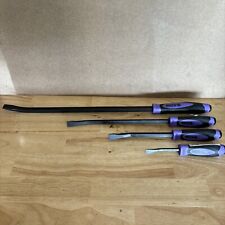 Matco Tools Pry Bar Set 4pc Curved Tip Purple 8 12 17 25 Pbsp4c New Open Box