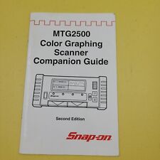Snap-on Mtg2500 Color Graphing Scanner Companion Guide Second Edition Manual