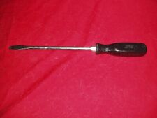 Snap-on Ssd 8 Slotted Flat Tip 8 Screwdriver 12 Long With Handle Vintage