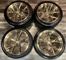 20 Project 6gr Forged Brushed Champagne Wheels Tires Mustang S650 S550 S197