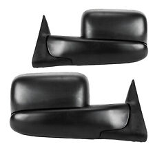 Manual Tow Mirrors For 94-01 Dodge Ram 1500 94-02 Ram 2500 3500 Leftright Side