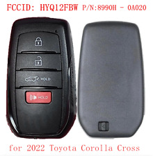 Replacement Keyless Smart Key Fob For 2022 Toyota Corolla Cross Hatch Hyq14fbw