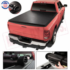 8ft Roll Up Tonneau Cover W Lamp For 07-13 Chevy Silverado Gmc Sierra Truck Bed