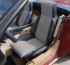 For Chevy Corvette C4 Type3 1984-1993 Blackgrey Custom Full Set Seat Covers
