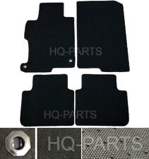 New 4 Pieces Black Nylon Carpet Floor Mats For 13-17 Honda Accord Sedan 4dr Only