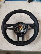 For Manual Porsche Leather Steering Wheel 991.2 911 997 718 Caymanboxster