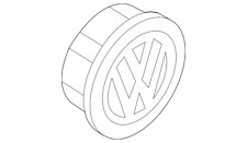 Genuine Volkswagen Alloy Wheel Center Cap 5c0-601-171-xrw
