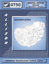 Allison 1000 2000 Transmission Repair Manual 2000 - Current