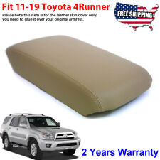 Fit 2010 2011 2012-2019 Toyota 4runner Console Lid Armrest Vinyl Cover Beige Tan