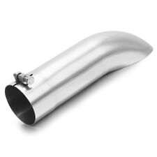 Stainless Steel Turn Down Exhaust Tip 3 Inletoutlet Angle Cut Tailpipe