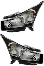For 2011-2012 Chevrolet Cruze Headlight Halogen Set Driver And Passenger Side