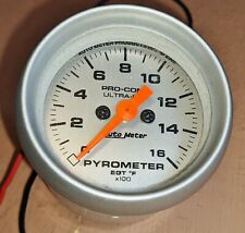 Autometer Pyrometer 434344 Auto Meter Pro-comp Ultra Lite Pyrometer 0-1600