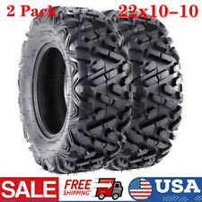2pack 22x10-10 22x10x10 All Terrain Atv Utv Mud Tires 4 Ply Tubeless Trail Tires