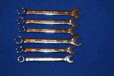 Craftsman New Full Polish 6 Pc Sae And Metric Combination Wrench Set Ts 120