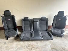 Dodge Challenger Rt 15-23 Oem Black Suede Interior Seats