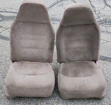92-96 Ford Pickup Truck F150 F250 Bronco Driver Passenger Front Bucket Seats