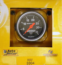 Auto Meter 3304 Sport Comp Mechanical Boost Pressure Gauge 0-35 Psi 2 116