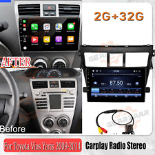 Android Carplay Car Radio Stereo Gps Navi Bt For Toyota Vios Yaris 2009-13 2014