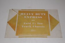1931 Ford Trucks Heavy Duty Express Body Factory Brochure Original